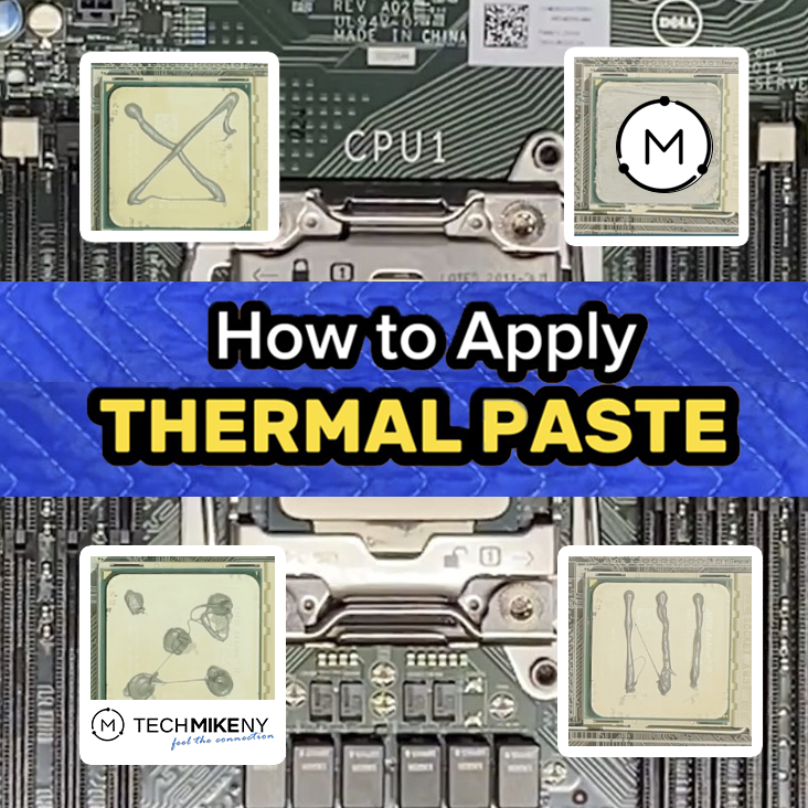 WATCH: How to Apply Thermal Paste – TechMikeNY