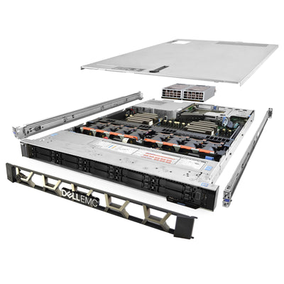 Dell PowerEdge R640 Server 3.50Ghz 16-Core 64GB 2x NEW 500GB SSD H730P Rails