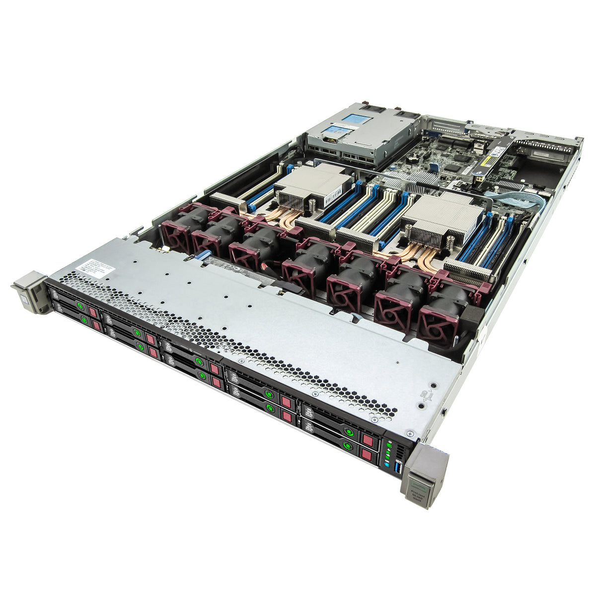 HP ProLiant DL360 G9 10-Bay Rack-Mountable 1U Server Chass – TechMikeNY