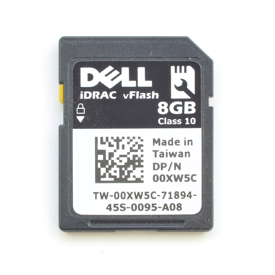 Dell 00XW5C 8GB iDRAC vFlash Class 10 SD Card Module 13 Gen R630 R730 0XW5C