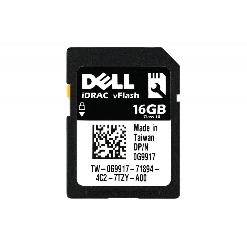 Dell 0G9917 16GB iDRAC vFlash C10 SDHC SD Card Module 13 Gen R630 R730 G9917