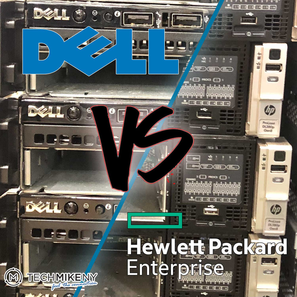 Rack Server Battle Royale: HPE vs. Dell.  TechMike’s Pros and Cons of Each Brand – One Winner May Surprise You!