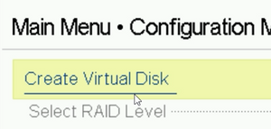 Setting Up a RAID 1 Virtual Disk in UEFI