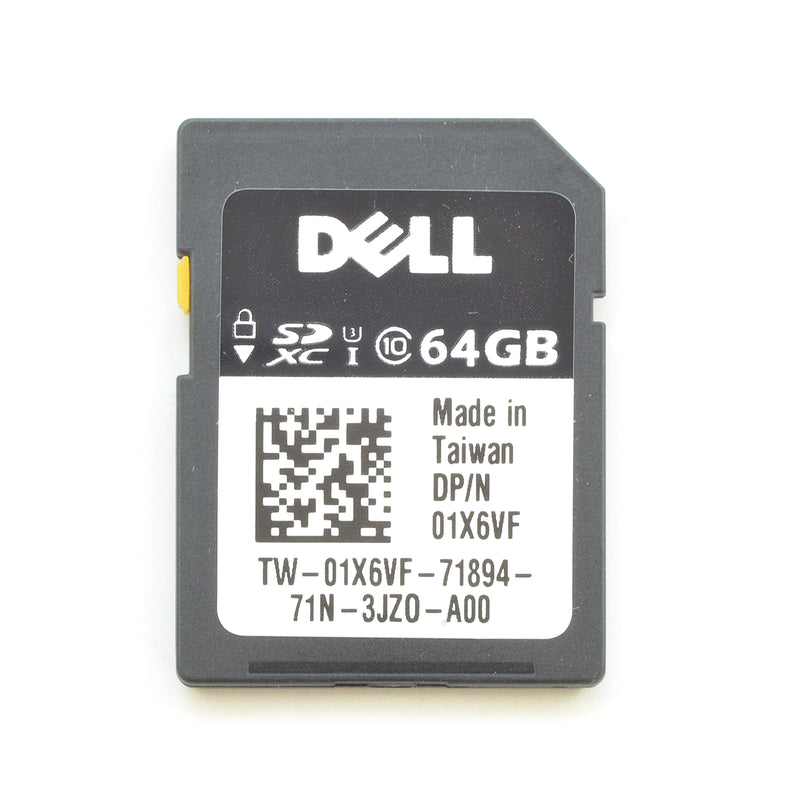 Dell 1X6VF 64GB iDRAC vFLASH C10 SDXC SD Card Module 14 Gen R640 R740 01X6VF Product Image 1