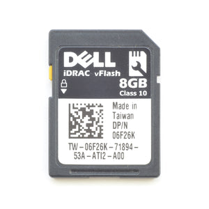 Dell 6F26K 8GB iDRAC vFlash Class 10 SD Card Module 13 Gen Dell R630 R730 06F26K