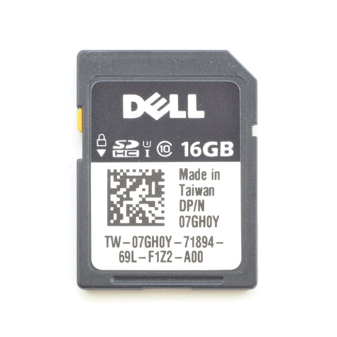 Dell 7GH0Y 16GB iDRAC vFlash C10 SDHC SD Card Module 13 Gen R630 R730 07GH0Y Product Image 1