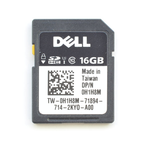 Dell H1H8M 16GB iDRAC vFlash C10 SDHC SD Card Module 13 Gen R630 R730 0H1H8M Product Image 1