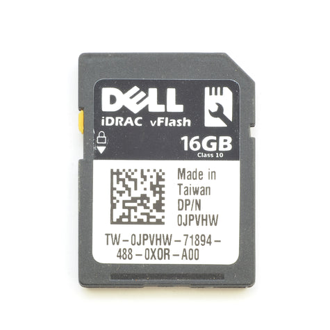 Dell JPVHW 16GB iDRAC vFlash C10 SDHC SD Card Module 13 Gen R630 R730 0JPVHW Product Image 1