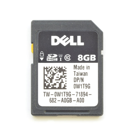 Dell W1T9G 8GB iDRAC vFlash Class 10 SD Card Module 13 Gen Dell R630 R730 0W1T9G Product Image 1