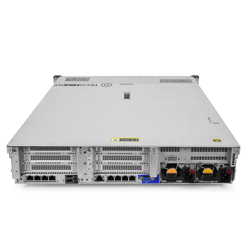 2U 16-Bay ProLiant DL380 G10 8x 2.5'' NVMe back view TM-SAP-380-10-465