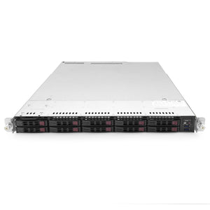 SuperMicro 119UAS 10-Bay NVMe SFF Rack-Mountable 1U Server Chassis (H11DSU-iN rev 2.10)