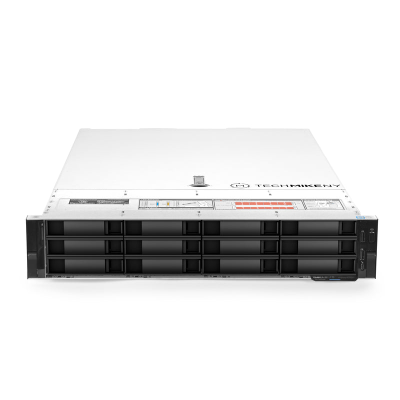 2U 12-Bay PowerEdge R740xd 3.5'' SAS \/ SATA front view TM-740xd-SAP-157