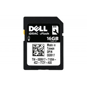 Dell G9917 16GB iDRAC vFlash C10 SDHC SD Card Module 13 Gen R630 R730 0G9917