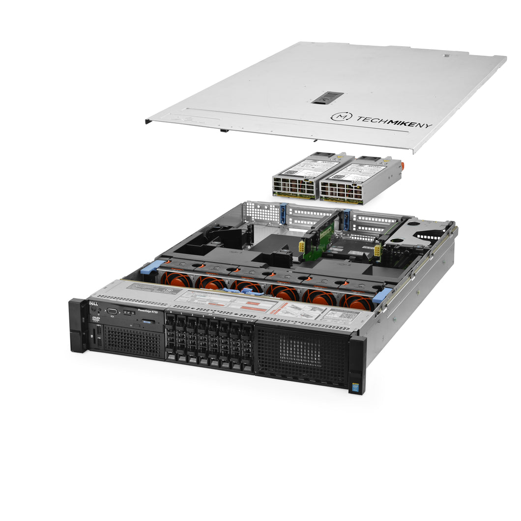 Dell PowerEdge R730 Server 2.60Ghz 28-Core 320GB 8x 600GB 15K 12G H730