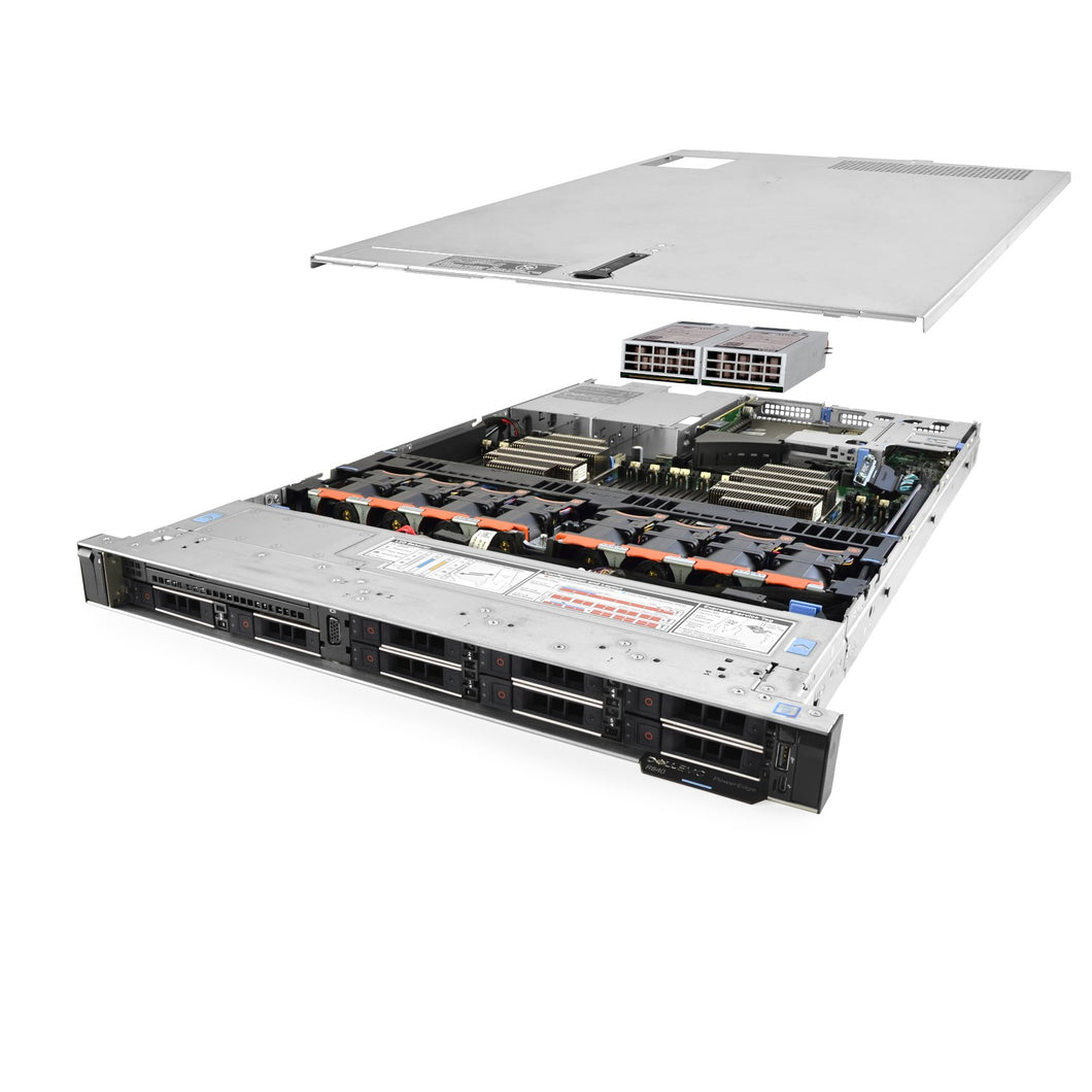 Dell PowerEdge R640 Quick-Sync Server 2x Gold 6150 2.70Ghz 36-Core 64GB H730