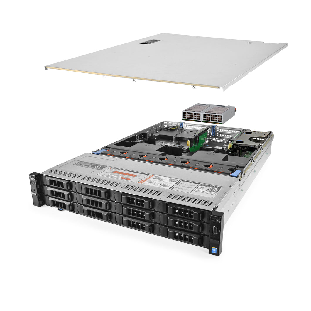 Dell PowerEdge R730xd Server 2x E5-2620v4 2.10Ghz 16-Core 16GB RAM 12x Caddies