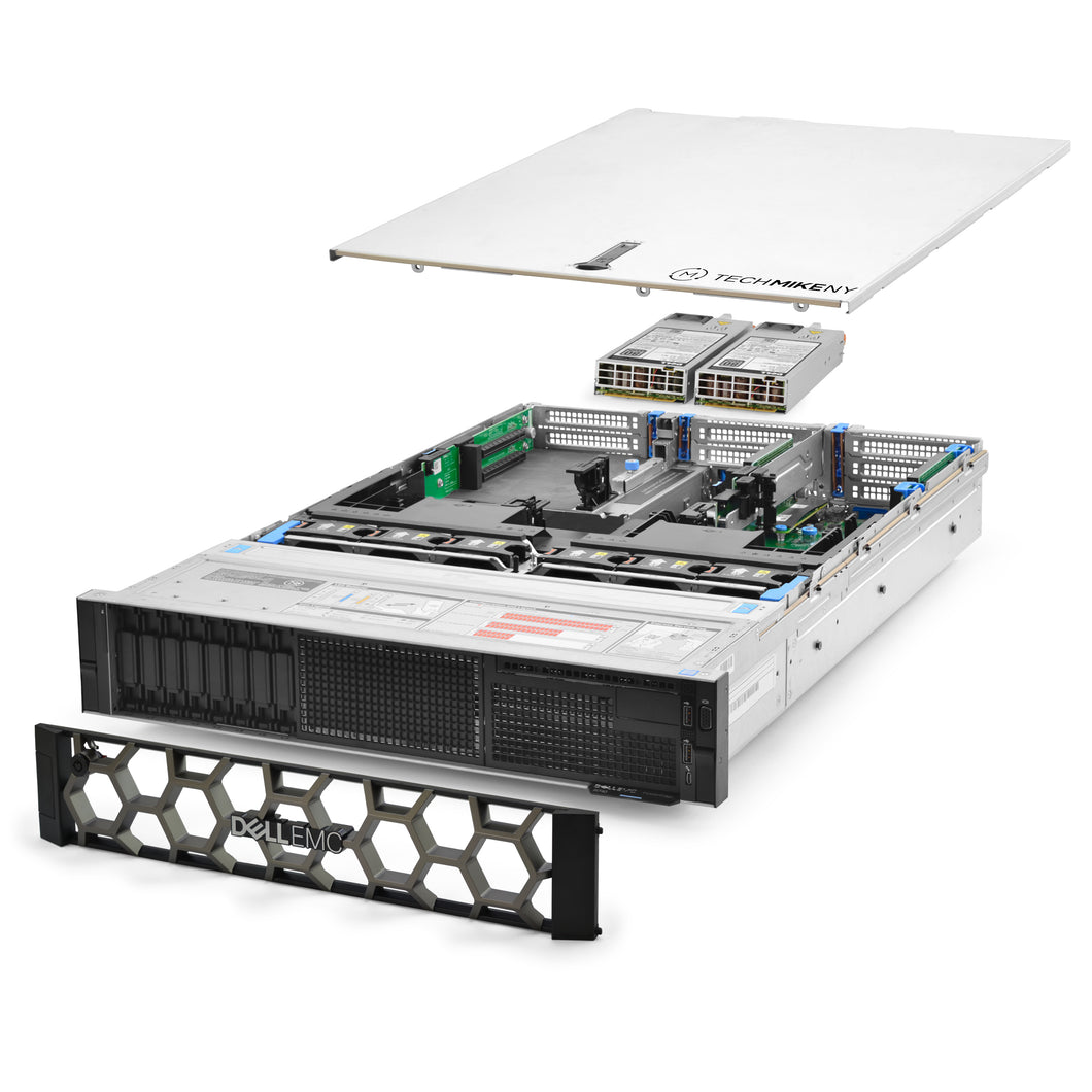 Dell PowerEdge R740 Server 2x Platinum 8160 2.10Ghz 48-Core 128GB H730P