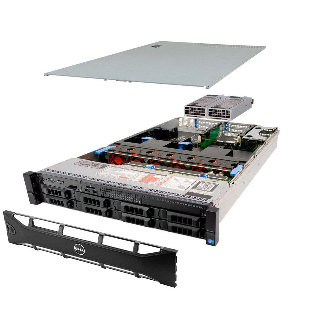 Dell PowerEdge R730 Server 2x E5-2640v3 2.60Ghz 16-Core 96GB HBA330