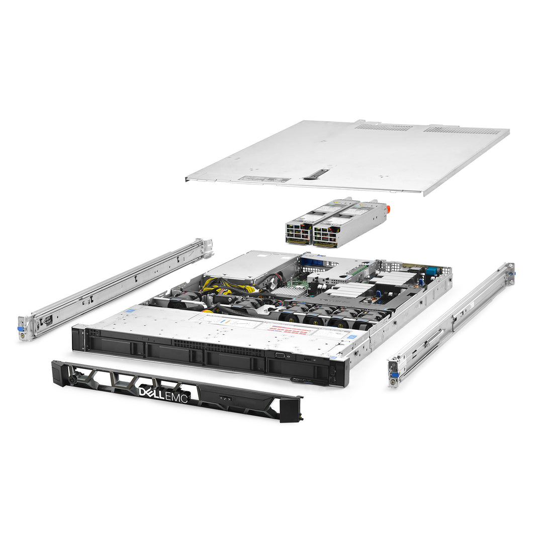 Dell PowerEdge R440 Server 2.10Ghz 44-Core 64GB RAM 4x 7.68TB SAS SSD Rails