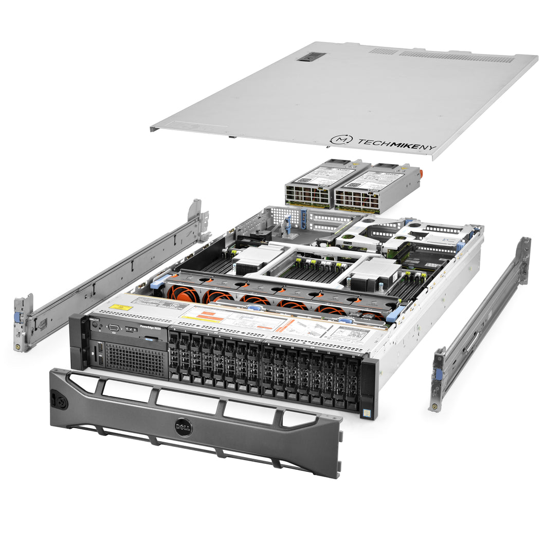 Dell PowerEdge R830 Server 4x E5-4650v4 2.20Ghz 56-Core 768GB 1.6TB SSD + 28.0TB