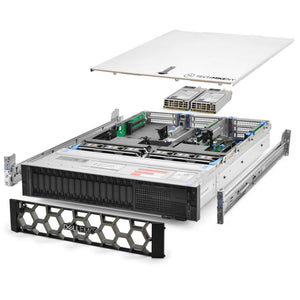 Dell PowerEdge R740 Server Gold 6150 2.70Ghz 18-Core 128GB HBA330 Rails