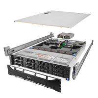 Dell PowerEdge R730xd Server 3.20Ghz 16-Core 256GB RAM 35TB Storage Bezel Rails