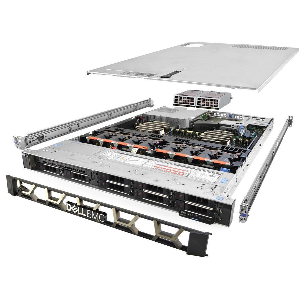 Dell PowerEdge R640 Server 2.20Ghz 20-Core 256GB 8x 480GB SSD Enterprise