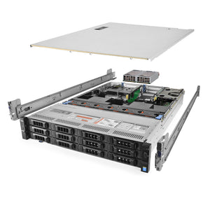 Dell PowerEdge R730xd Server 2x E5-2660v3 2.60Ghz 20-Core 256GB HBA330 Rails