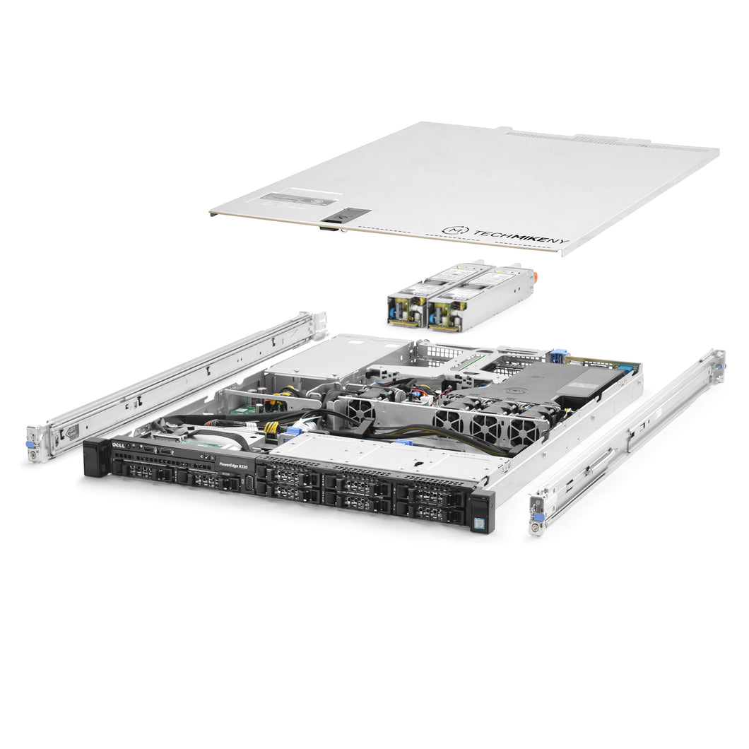 Dell PowerEdge R330 Server 8-Bay SFF E3-1230v5 3.40Ghz Quad-Core 64GB RAM Rails