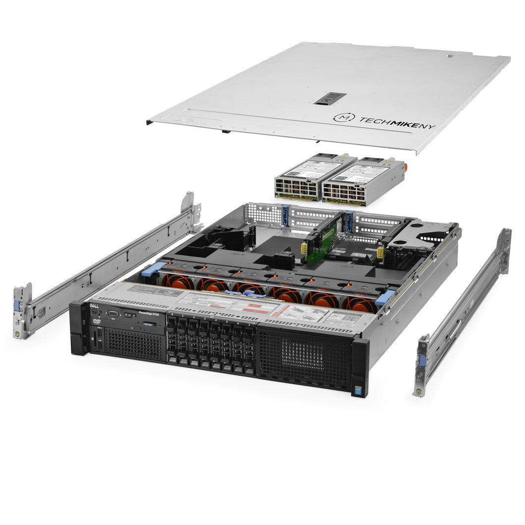 Dell PowerEdge R730 Server 3.20Ghz 16-Core 144GB 4x 600GB 15K 12G H730 Rails