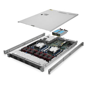HP ProLiant DL360 G9 Server 2.40Ghz 20-Core 64GB 4x 1.8TB 4x Caddies Rails