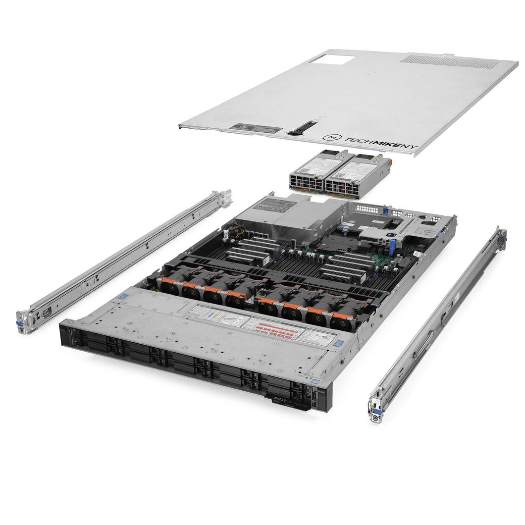 Dell PowerEdge R640 NVMe Server 2.70Ghz 48-Core 256GB 2x 1.6TB NVMe SSD H330