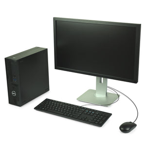 Dell Precision 3420 Bundle 3.30Ghz i5-6600 16GB 256GB NVMe 27'' Monitor Windows Product Image 1