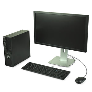 Dell Precision 3430 Bundle 3.20Ghz i7-8700 32GB 512GB NVMe 23'' Monitor Windows Product Image 1