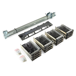 Dell PowerEdge R720xd \/ R730xd 12B Upgrade Kit: Sliding Rails + Bezel + Caddies Product Image 1