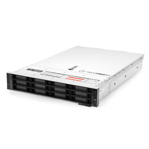 2U 12-Bay PowerEdge R740xd 3.5'' quarter turn view TM-740xd-SAP-537