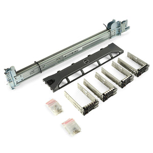 Dell PowerEdge R720 / R730 8B / R820 Upgrade Kit Sliding Rails + Bezel + Caddies