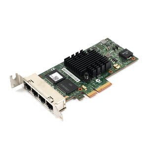 Dell 09YD6K Intel I350-T4 Quad-Port 1GB RJ-45 PCIe NIC Adapter Half Height Product Image 1