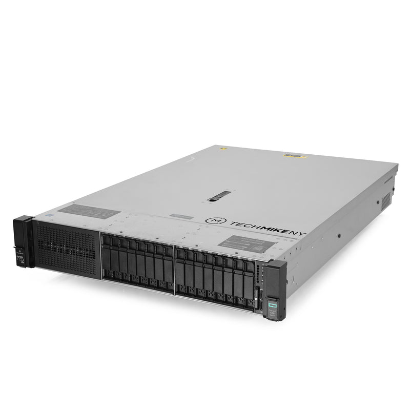 2U 16-Bay ProLiant DL380 G10 8x 2.5'' NVMe quarter turn view TM-SAP-380-10-465