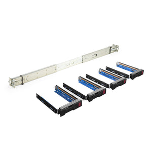 HP ProLiant DL360P G8 4-Bay Upgrade Kit - Rails + 4x 3.5'' LFF Caddies \/ Sleds Product Image 1