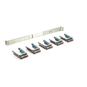 HP ProLiant DL360P G8 10-Bay Upgrade Kit - Rails + 10x 2.5'' SFF Caddies \/ Sleds Product Image 1