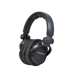 New in Box Monoprice MHP-839 Premium Hi-Fi DJ Style Over-the-Ear Pro Headphone Product Image 1