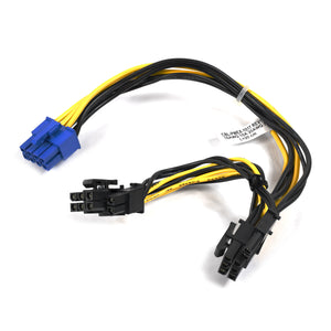 SuperMicro CBL-PWEX-1017 8-Pin CPU to 2x 6+2-Pin PCIe 20cm GPU Cable Product Image 1