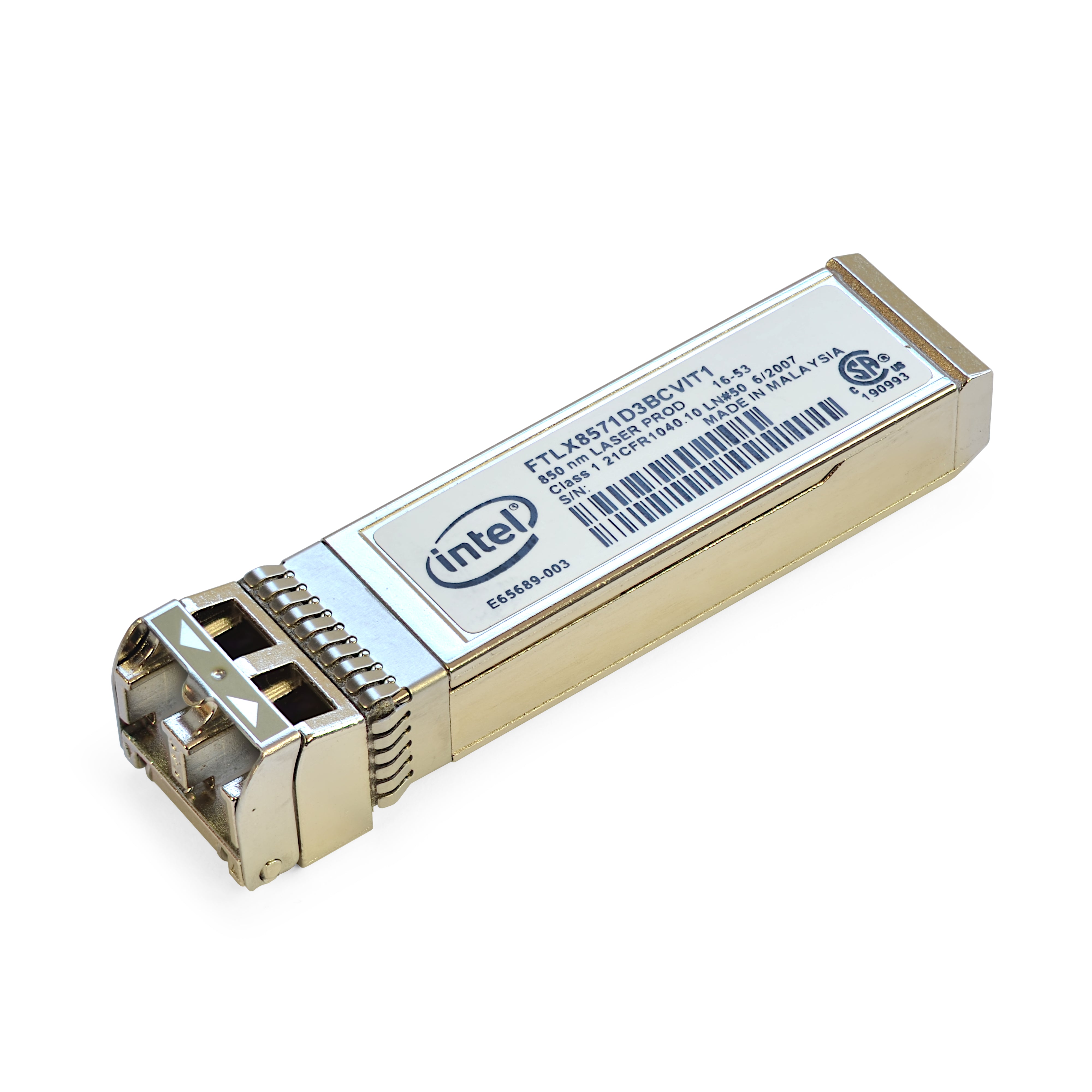 Dell 0Y3KJN Intel E10GSFPSR FTLX8571D3BCVIT1 10GB SR SFP+