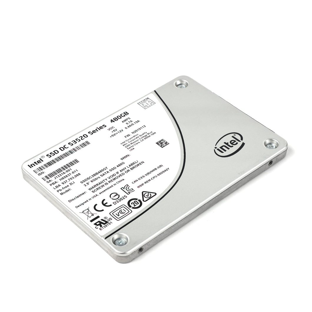 Solidigm DC S3520 SSDSC2BB480G7 480GB SATA 6G MLC RI Data Center 2.5