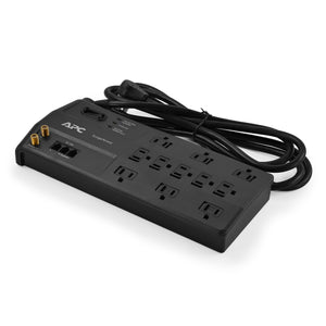 APC Surge Protector with Telephone, DSL and Coaxial Protection, P11VT3, 3020 Joules, 11 Outlet Product Image 1