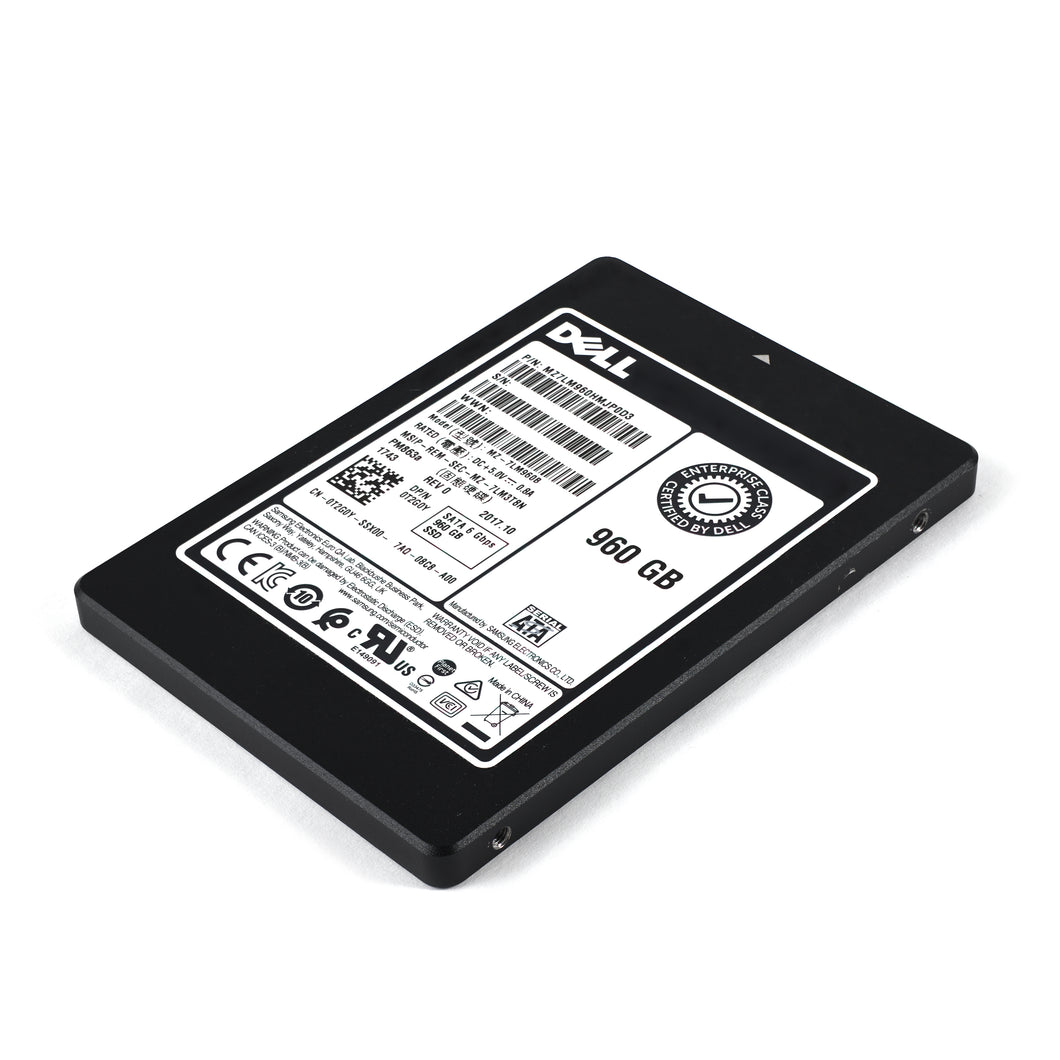 Dell T2G0Y Samsung PM863a MZ-7LM960B 960GB SATA 6GBPS TLC Read-Intensive 2.5 SSD