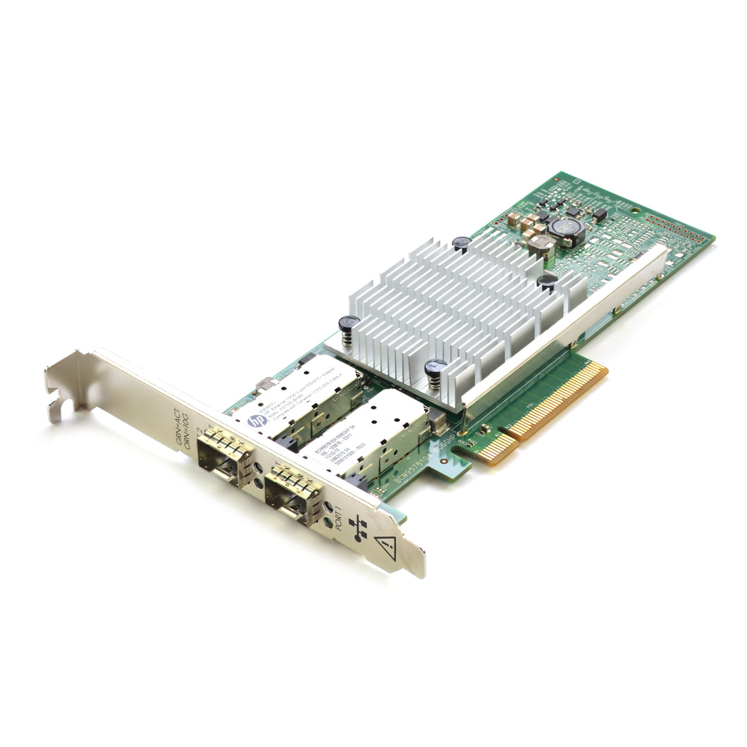 HP 530SFP+ Dual-Port 10GB SFP+ PCIe Network Interface Adapter Full Height Brackt