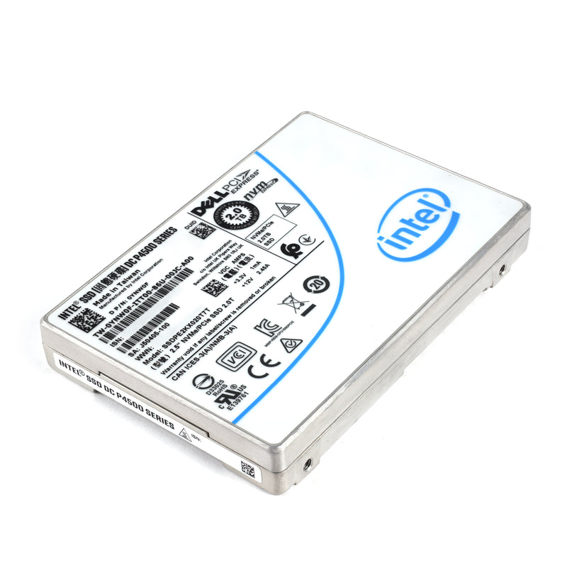 Dell YNW0F Intel DC P4500 Series 2TB NVMe U.2 TLC Read-Intensive PCIe 3.1 2.5'' Product Image 1