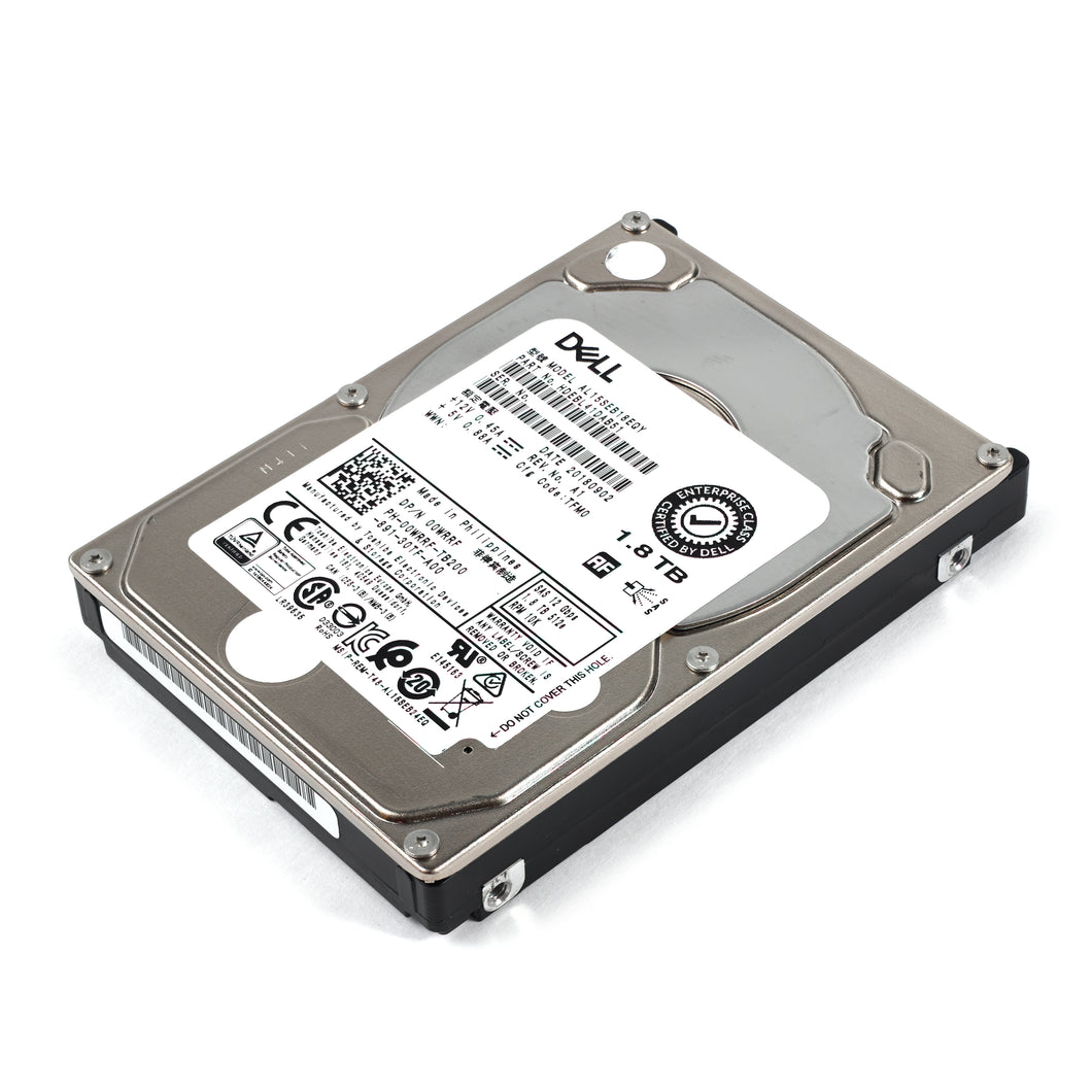 Dell 0WRRF AL15SEB Series 1.8TB 10K SAS 12G Enterprise 512e SFF HDD 128MB Cache
